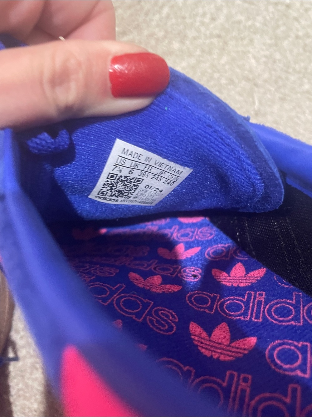 Adidas Handball Spezial Lucid Blue Lucid Pink - Picture 8 of 8